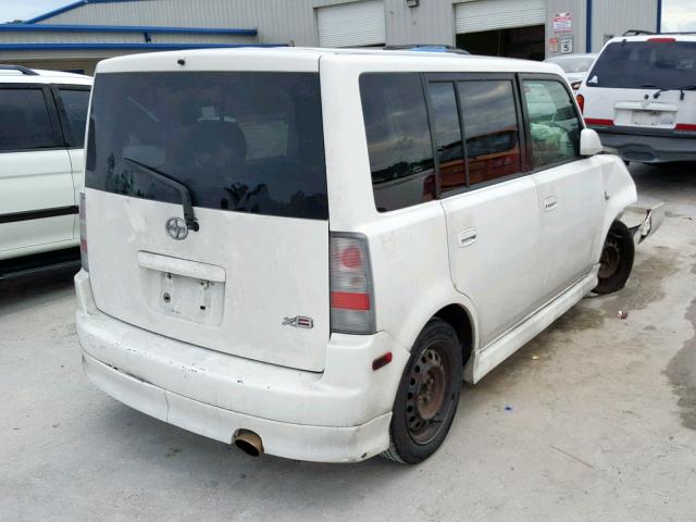 JTLKT324764044374 - 2006 TOYOTA SCION XB Ақ фото 4