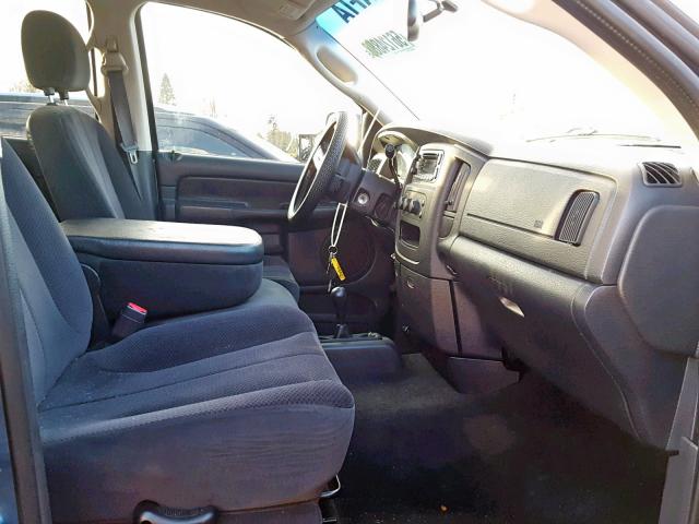 3D7KS28C25G762736 - 2005 DODGE RAM 2500 S Mavi foto 5