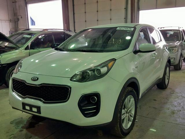 KNDPMCAC9H7128558 - 2017 KIA SPORTAGE L WHITE photo 2