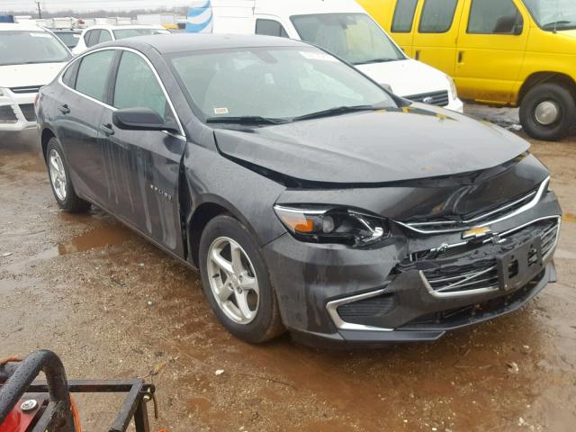 1G1ZB5ST1HF187496 - 2017 CHEVROLET MALIBU LS ნაცრისფერი ფოტო 1