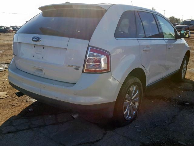 2FMDK49C88BA41935 - 2008 FORD EDGE LIMIT Білий фото 4