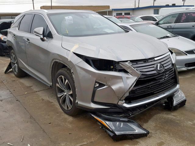 JTJGZKCA8J2007995 - 2018 LEXUS RX 350 L SILVER photo 1