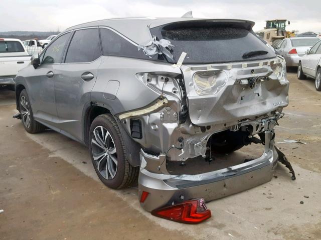 JTJGZKCA8J2007995 - 2018 LEXUS RX 350 L SILVER photo 3