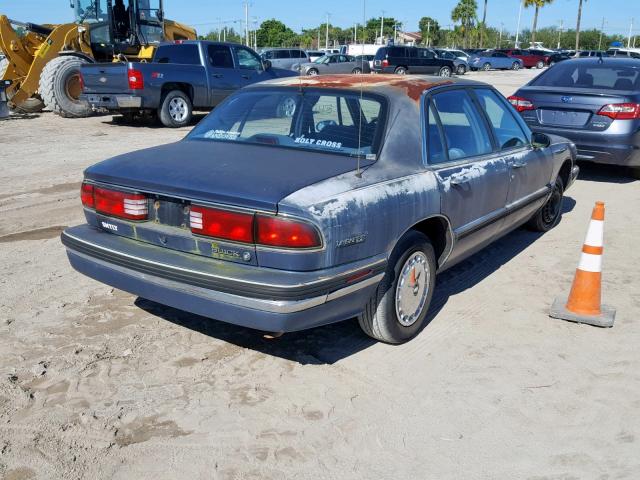 1G4HP52LXSH496265 - 1995 BUICK LESABRE CU BLUE photo 4