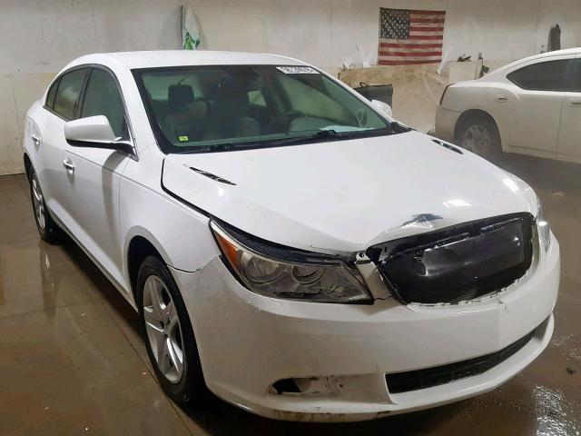 1G4GB5EG8AF137614 - 2010 BUICK LACROSSE C WHITE photo 1