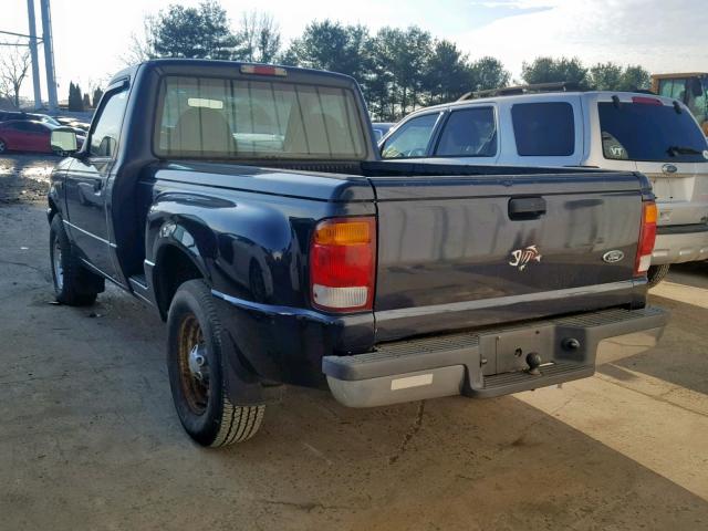 1FTYR10C5XPB12304 - 1999 FORD RANGER BLUE photo 3