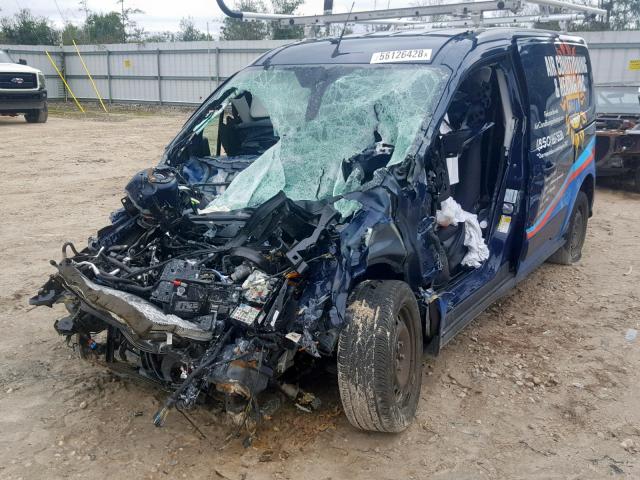 NM0LS7E79J1353416 - 2018 FORD TRANSIT CO BLUE photo 2