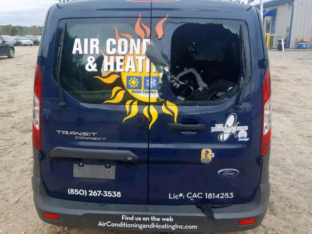 NM0LS7E79J1353416 - 2018 FORD TRANSIT CO BLUE photo 9