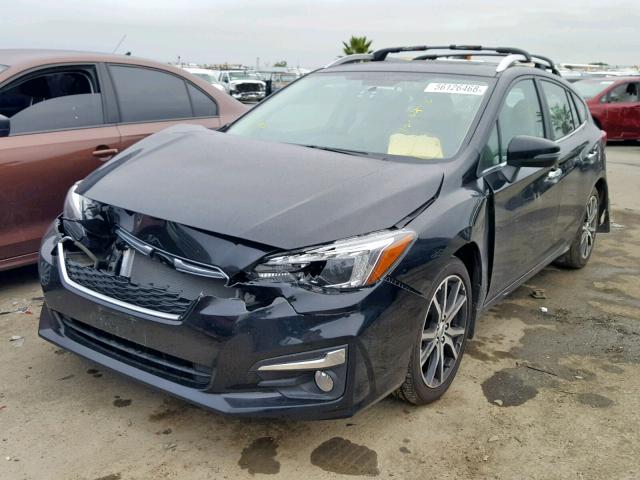 4S3GTAU65J3708688 - 2018 SUBARU IMPREZA LI GRAY photo 2