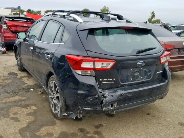 4S3GTAU65J3708688 - 2018 SUBARU IMPREZA LI GRAY photo 3