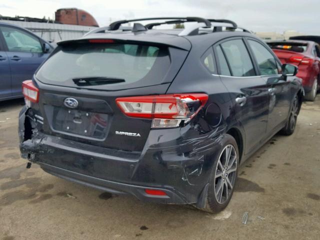 4S3GTAU65J3708688 - 2018 SUBARU IMPREZA LI GRAY photo 4