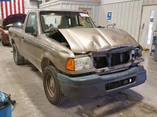1FTYR10D54PA06861 - 2004 FORD RANGER TAN photo 1