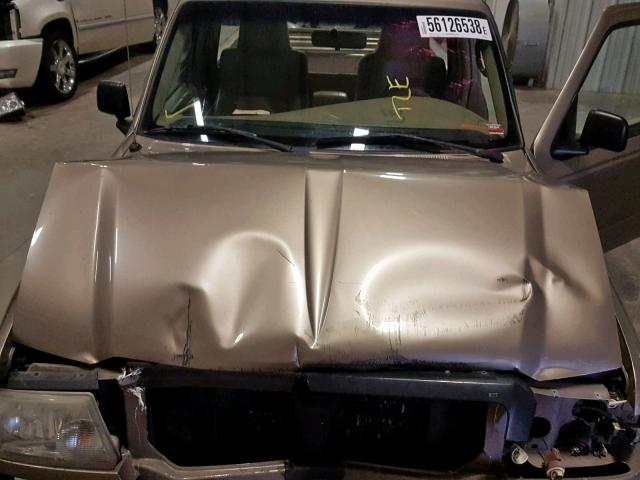 1FTYR10D54PA06861 - 2004 FORD RANGER TAN photo 7
