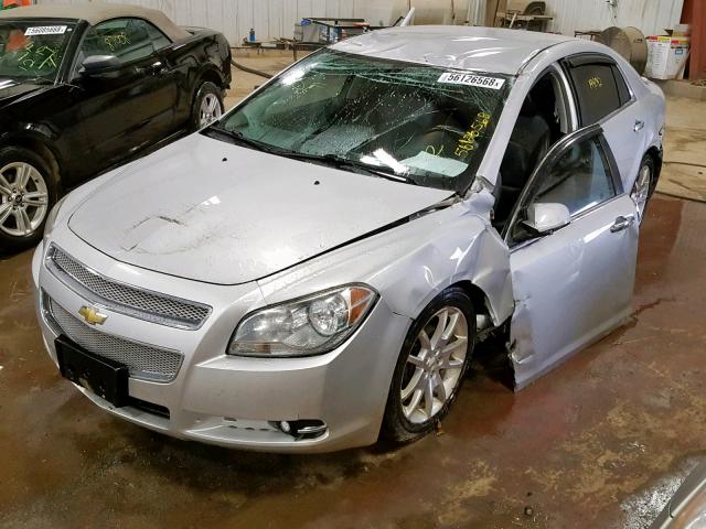 1G1ZE5E76AF204224 - 2010 CHEVROLET MALIBU LTZ SILVER photo 2