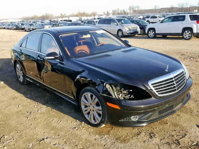 WDDNG71XX7A150147 - 2007 MERCEDES-BENZ S 550 BLACK photo 1