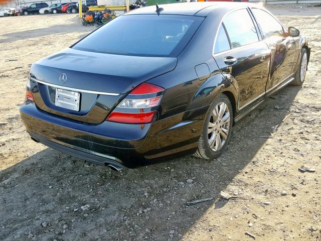 WDDNG71XX7A150147 - 2007 MERCEDES-BENZ S 550 BLACK photo 4