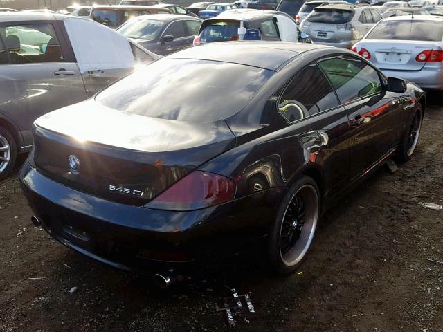 WBAEH73485B215964 - 2005 BMW 645 CI AUT BLACK photo 4