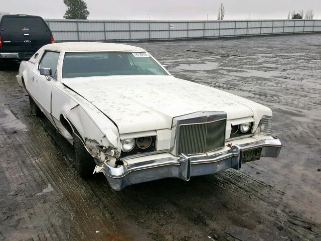4Y89A803329 - 1974 LINCOLN CONTINENTL WHITE photo 1