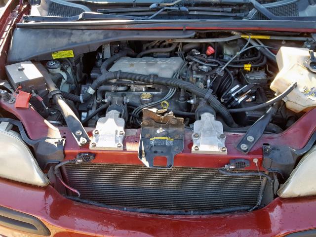 1GNDX03E93D190650 - 2003 CHEVROLET VENTURE MAROON photo 7