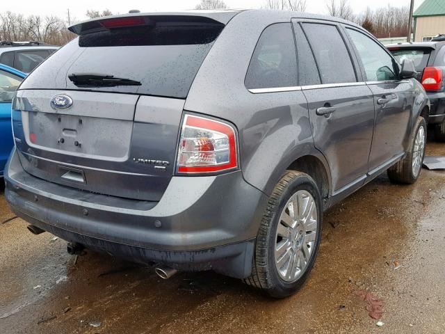 2FMDK4KC2ABB12224 - 2010 FORD EDGE LIMIT GRAY photo 4