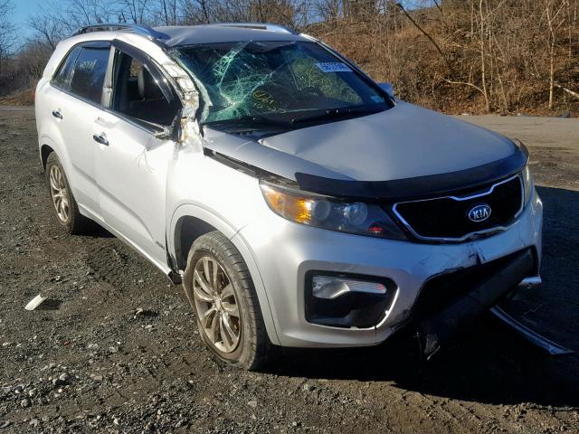 5XYKWDA25BG122431 - 2011 KIA SORENTO SX SILVER photo 1