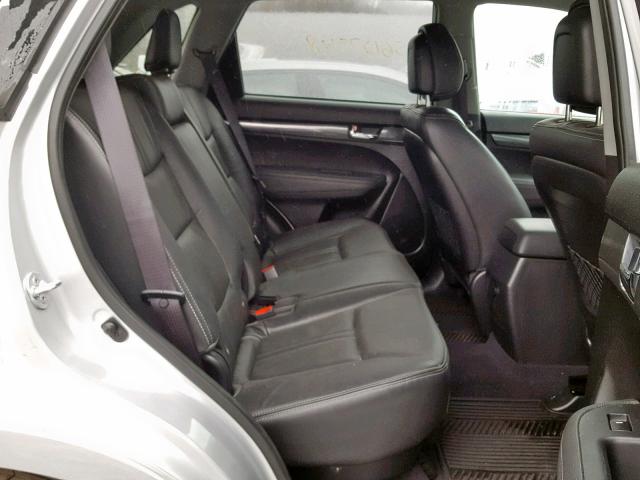 5XYKWDA25BG122431 - 2011 KIA SORENTO SX SILVER photo 6