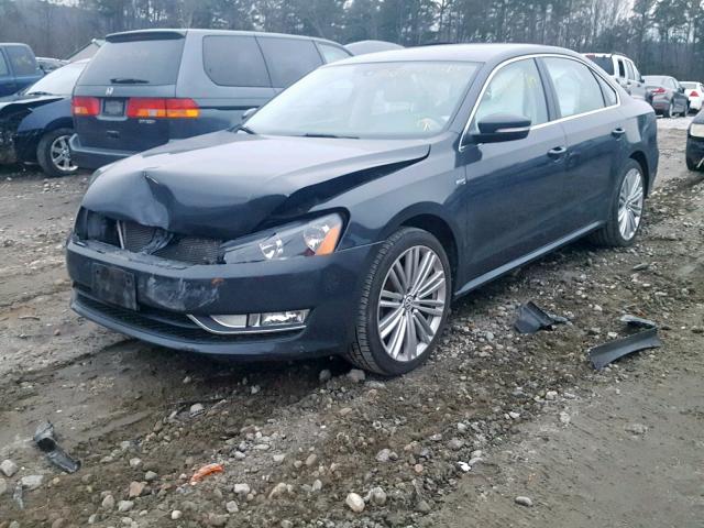 1VWBT7A39EC080354 - 2014 VOLKSWAGEN PASSAT SE BLACK photo 2