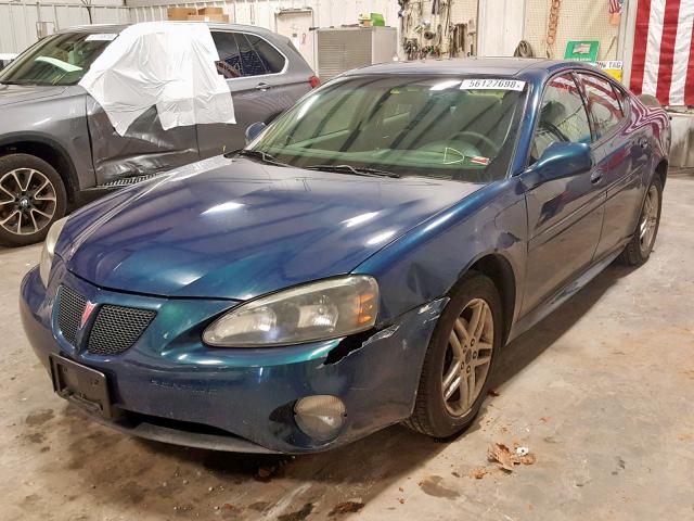 2G2WR524751275829 - 2005 PONTIAC GRAND PRIX BLUE photo 2