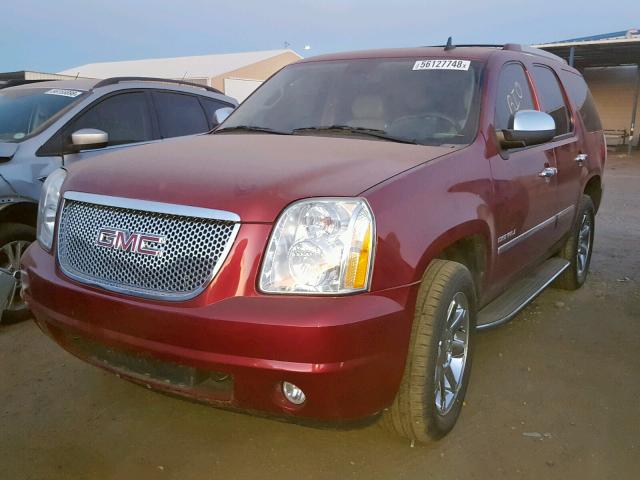 1GKUKEEF4AR175729 - 2010 GMC YUKON DENA RED photo 2