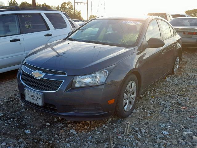 1G1PA5SH1D7161099 - 2013 CHEVROLET CRUZE LS CHARCOAL photo 2