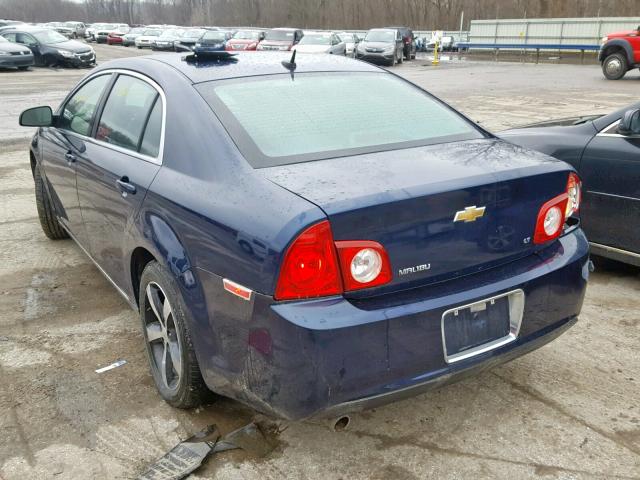 1G1ZJ57B894198284 - 2009 CHEVROLET MALIBU 2LT BLUE photo 3