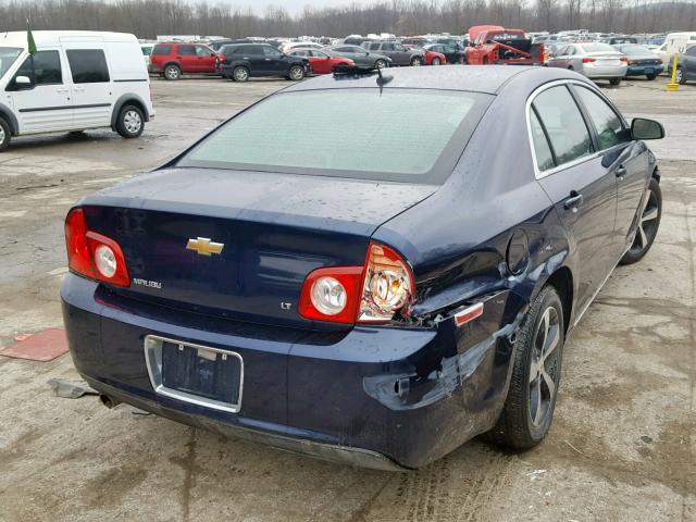 1G1ZJ57B894198284 - 2009 CHEVROLET MALIBU 2LT BLUE photo 4