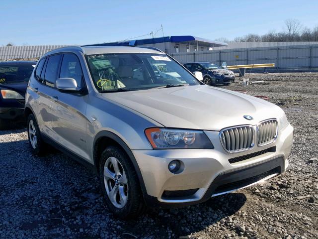 5UXWX5C5XBL716396 - 2011 BMW X3 XDRIVE2 SILVER photo 1