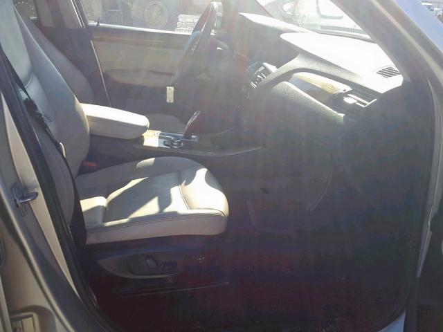 5UXWX5C5XBL716396 - 2011 BMW X3 XDRIVE2 SILVER photo 5