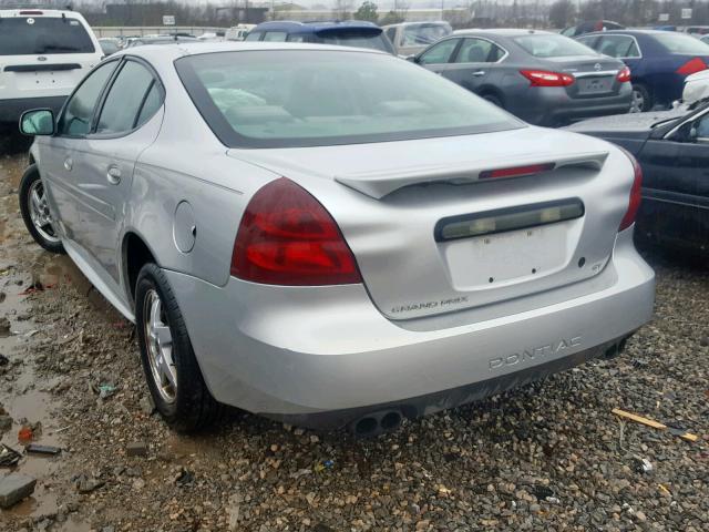 2G2WP522341253006 - 2004 PONTIAC GRAND PRIX SILVER photo 3
