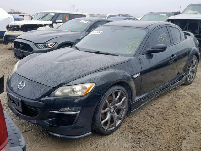 JM1FE174790402220 - 2009 MAZDA RX8 BLACK photo 2