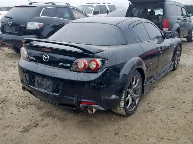 JM1FE174790402220 - 2009 MAZDA RX8 BLACK photo 4