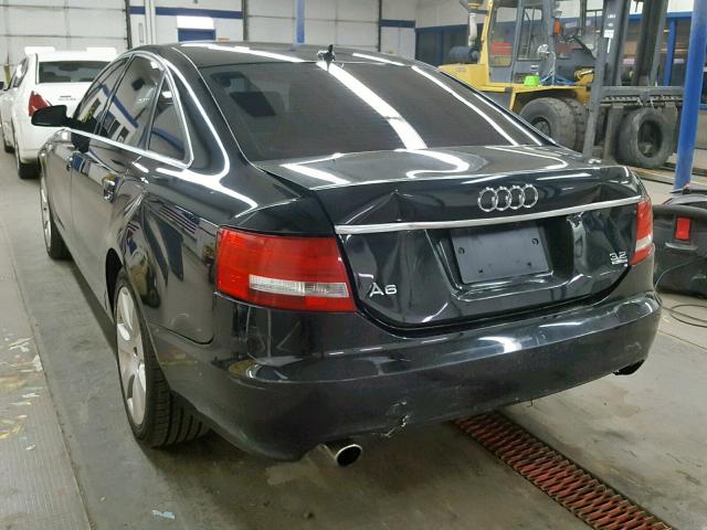 WAUDH74FX7N107570 - 2007 AUDI A6 3.2 QUA BLACK photo 3