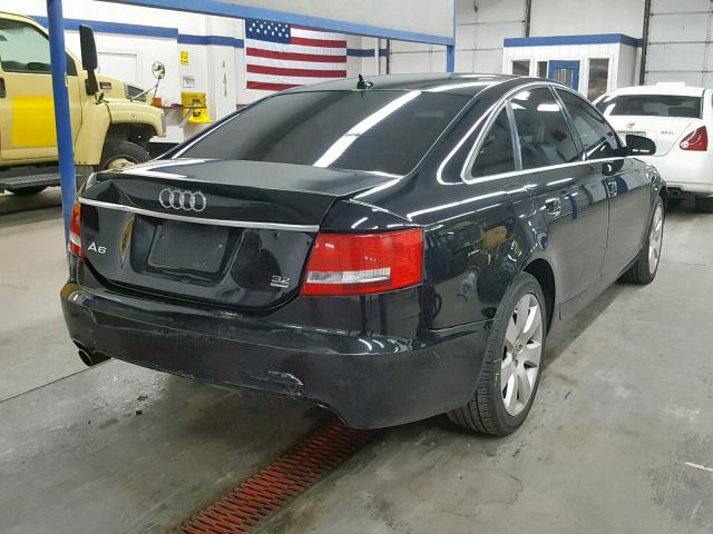 WAUDH74FX7N107570 - 2007 AUDI A6 3.2 QUA BLACK photo 4