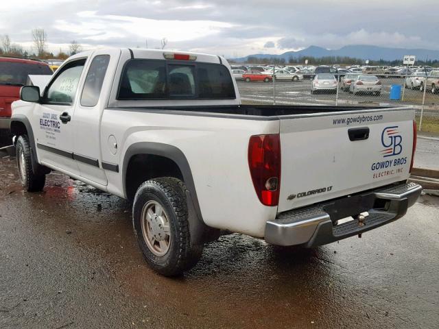 1GCDT19E478120943 - 2007 CHEVROLET COLORADO WHITE photo 3