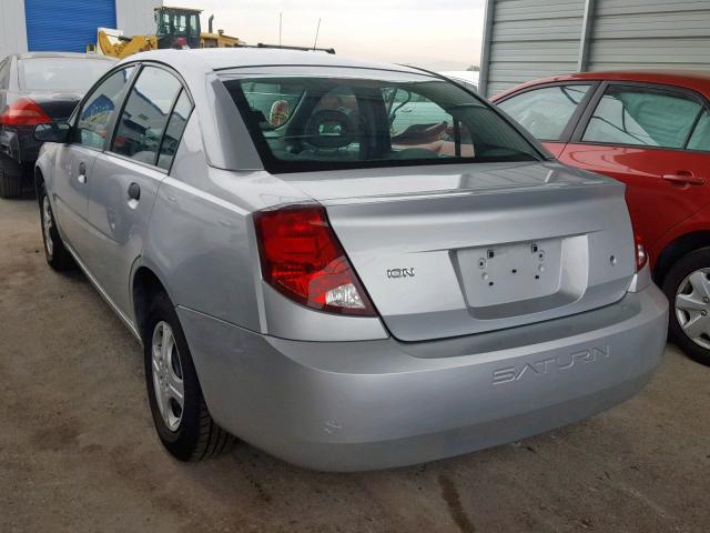 1G8AG52F05Z141128 - 2005 SATURN ION LEVEL SILVER photo 3