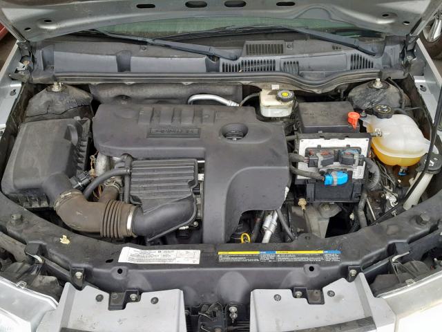 1G8AG52F05Z141128 - 2005 SATURN ION LEVEL SILVER photo 7
