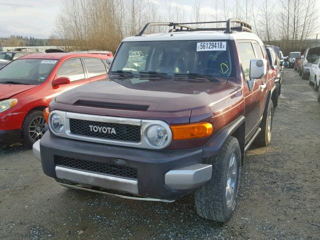 JTEBU11F370061709 - 2007 TOYOTA FJ CRUISER PURPLE photo 2