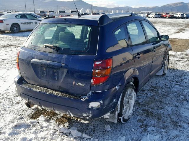 5Y2SM63855Z421426 - 2005 PONTIAC VIBE BLUE photo 4