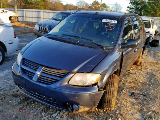 2D4GP44L87R312690 - 2007 DODGE GRAND CARA BLUE photo 2