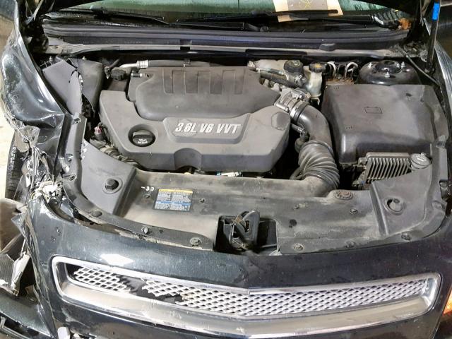 1G1ZK57708F206583 - 2008 CHEVROLET MALIBU LTZ შავი ფოტო 7
