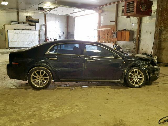 1G1ZK57708F206583 - 2008 CHEVROLET MALIBU LTZ შავი ფოტო 9