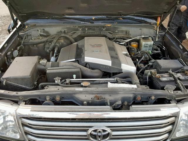 JTEHT05J742063064 - 2004 TOYOTA LAND CRUIS BLACK photo 7