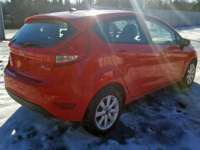 3FADP4EJ4DM115781 - 2013 FORD FIESTA SE RED photo 3