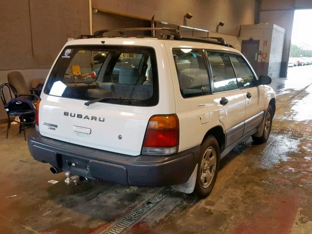 JF1SF6357WH762937 - 1998 SUBARU FORESTER L WHITE photo 4